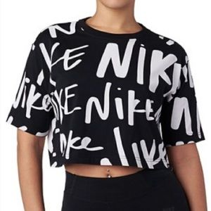 Crop Nike Grey Tee